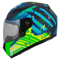 S-12 Kids Evo Motorrad Helm blau, M