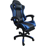 Hti-Living Krit Relax Gaming-Stuhl Schwarz-Blau