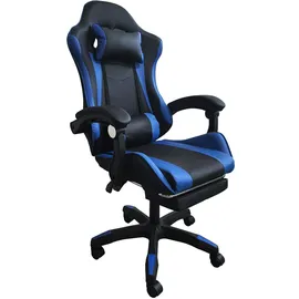 Hti-Living Krit Relax Gaming-Stuhl Schwarz-Blau