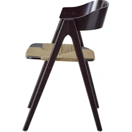 Hammel Furniture Holzstuhl Findahl by Hammel Mette Wasserhyazinthe schwarz 2er Set