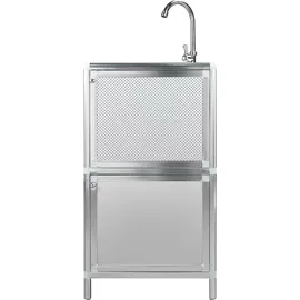 Hti-Living Outdoorspüle Gerti Silber