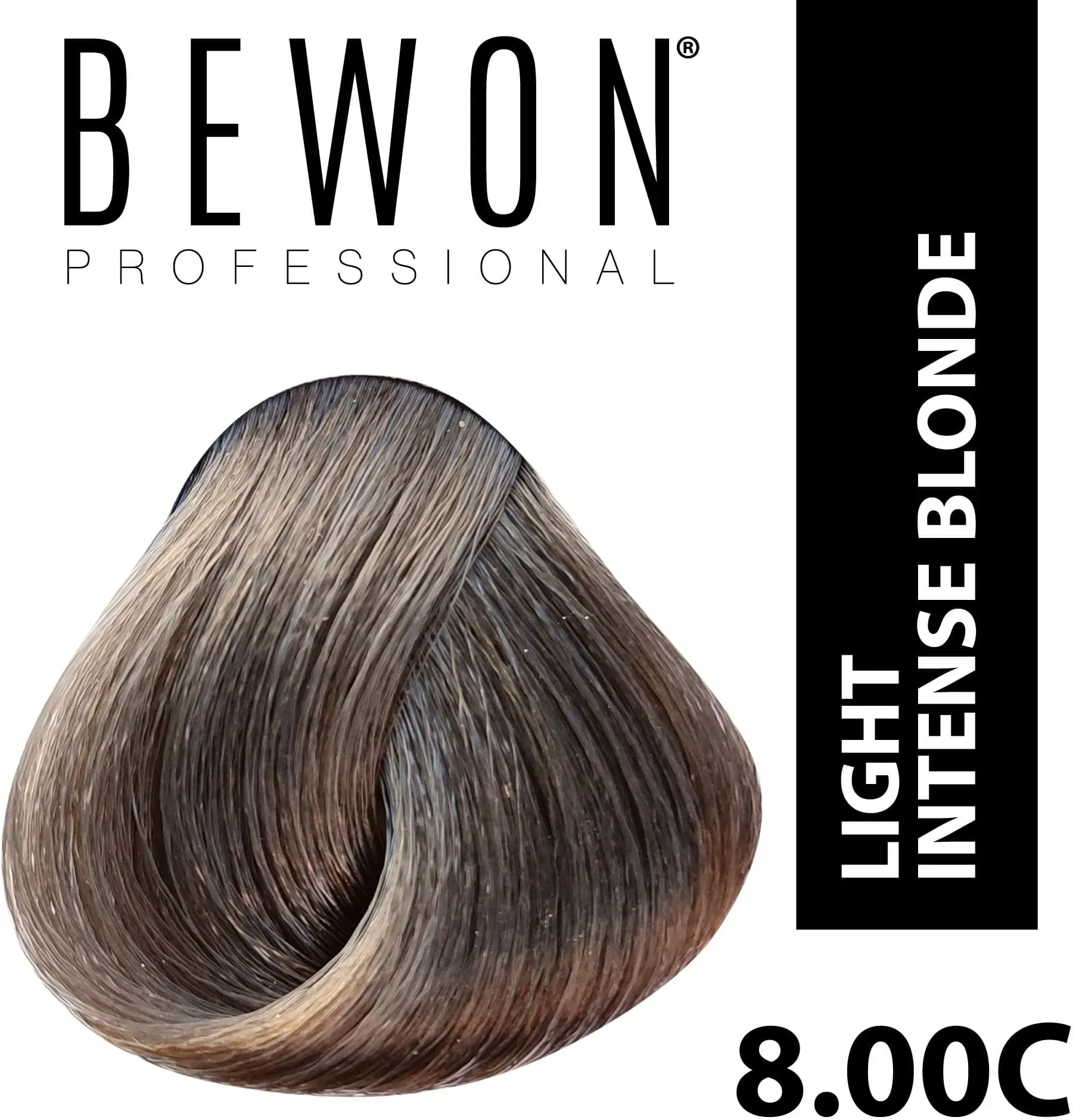 Permanent Hair Color Cream - 8.00C light intense blonde