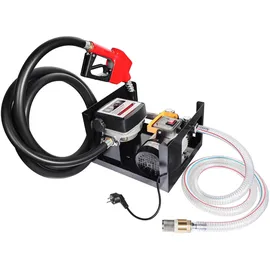 Wiltec Heizöl- und Dieselpumpe 230V 750W 80l/min selbstansaugend mit automatischer Pistole