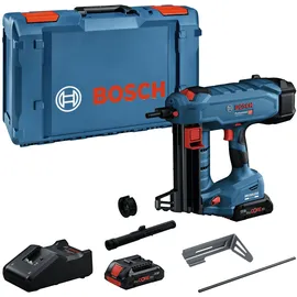 Bosch GNB 18V-40 Akku-Nagler mit 2 x 4,0 Ah Akkus