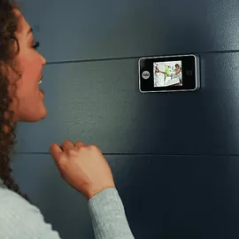 Yale DDV 500 Digitaler Türspion 3,2 Zoll Silber