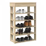 vidaXL Schuhregal Sonoma-Eiche 60x30x98 cm Holzwerkstoff