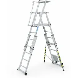 ZARGES Plattformleiter ZAP 7 Sprossen