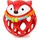 Skip Hop Rasselnde Kugel Fuchs rot