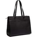 The Chesterfield Brand Fidenza Schultertasche Leder 40 cm Laptopfach schwarz
