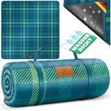 Picknickdecke, KESSER, Stranddecke Outdoor Decke XXL blau|grün