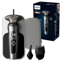 Philips Rasierer Prestige Nass- und Trockenrasierer für Herren mit SkinIQ-Technologie, Qi-Lade