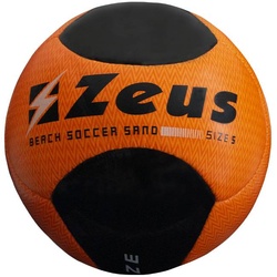 Zeus Beach Soccer Fußball Neon Orange Schwarz-Größe:5