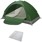 Changtai Camping Zelt, Pop up Zelt 2-3 Personen Ultraleicht Kuppelzelt Wasserdicht Winddicht Campingzelt Wurfzelt für Trekking Outdoor Festival Camping Wandern Backpacking Picknick