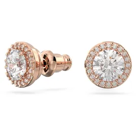 Swarovski Ohrstecker Una Angelic Weiß Roségold-Legierungsschicht