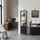 Tikamoon Hochschrank 43 x 167 x 40 cm Schwarz Metall