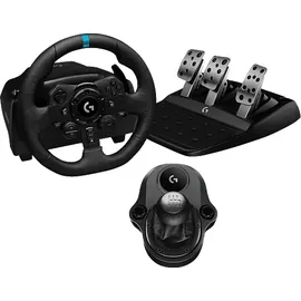 Logitech G923 Lenkrad mit Pedalen + Schalthebel PC / PS5 / PS4