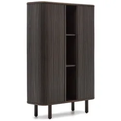 Kave Home Highboard Mailen Holz Schwarz