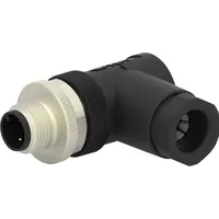 TE Connectivity T4113002021-000 Sensor-/Aktor-Steckverbinder, unkonfektioniert M12 Stecker, gewinkelt Polzahl