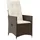 vidaXL Gartensessel 58 x 58 x 92 cm braun 1 St.