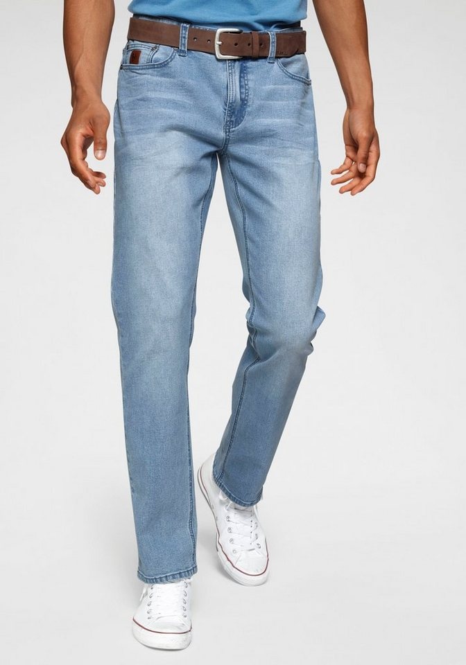 Bruno Banani Straight-Jeans Hutch blau 29