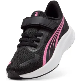 Puma Pounce Lite Ac+ Kids Black/Posie Pink/White 34