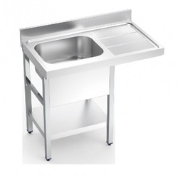 Spülbecken mit Platz für Geschirrspüler 1200x700x890 linkes Becken von Fricosmos