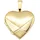 Jobo Medaillon Herz Gelbgold 585