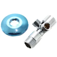 Albertoni Doppel-Eckventil DN15 (1/2") 2x DN10 (3/8")