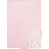 biberna 0077155 Jersey 140 x 200 - 160 x 200 cm hellrosa
