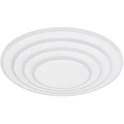 Smart Home Deckenleuchte LED CCT Deckenleuchte Smart Deckenlampe Schlafzimmer, mit Fernbedienung dimmbar, 1x Smart LED 50W 3000-6500 Kelvin, 50 cm