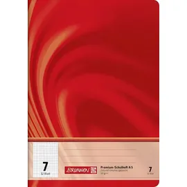 Brunnen 104550702 Schulheft Vivendi A5 32 Blatt, 7 mm kariert, Lin. 7