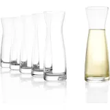 Stölzle Lausitz Karaffe XS Universal – Ideal für Wasser, Saft, Milch & 6er Karton, ohne Eiche"