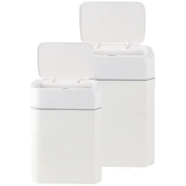 ideoon home Premium Sensor Mülleimer 12 l Weiss