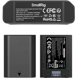 SmallRig 5483 Turbo Charging Kit for NP-FZ100 Camera Batteries