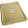 Papstar Starpak 5 Servierplatten, Pappe, PET-beschichtet eckig 34 cm x 45,5 cm gold