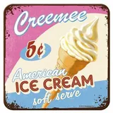 Nostalgic Art Nostalgic-Art 46114 USA Ice Cream, Untersetzer