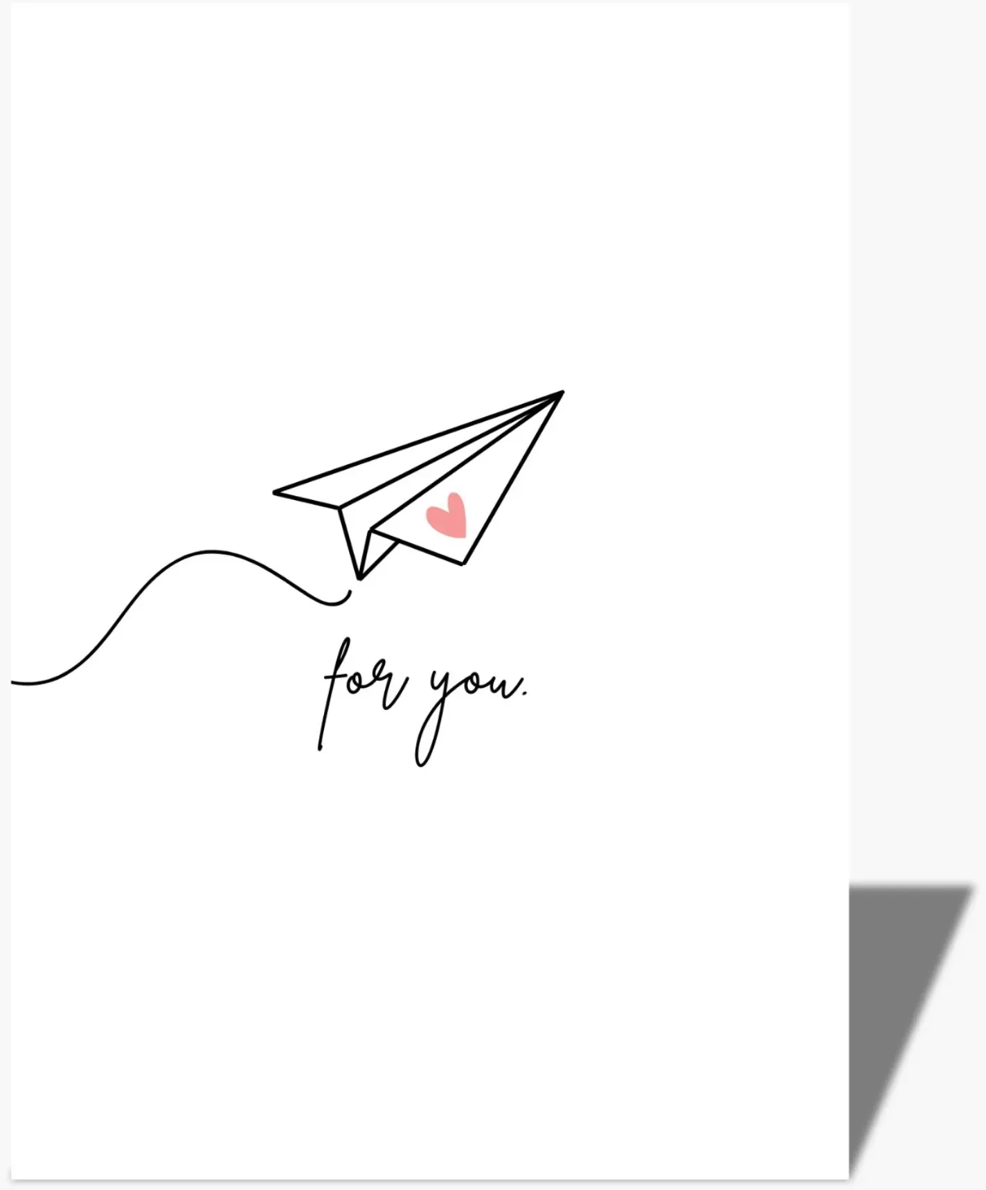 Postkarte  For You DIN A6