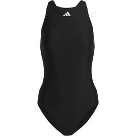 adidas HR6474 SOLID Tape Suit Swimsuit Women's Black/White 36