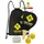 Schildkröt Fun Sports Street Racket Set schwarz 970115