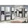 xonox.home Scout Hochschrank 74 x 191 x 31 cm Weiß/Rauchsilber Kunststoff