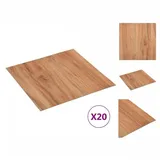 vidaXL PVC-Fliesen Selbstklebend 20 Stk. 1,86 m2 Holz-Optik