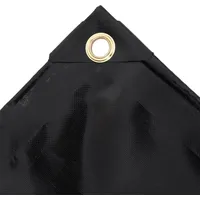 VidaXL Abdeckplane 650 g/m2 1,5x6 m Schwarz