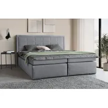 Collection AB Boxspringbett »30 Jahre Jubiläums-Modell Athena« in H2,H3 & H4, wahlweise mit LED-Leiste, hellgrau, , 39356233-0 Struktur Holzwerkstoff, Spanplatte, ohne LED-Beleuchtung LED-Lichtleiste