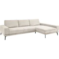 Set One by Musterring Ecksofa SO 3600 optimaler Sitzkomfort in Federkern o. Kaltschaum, 2 Sitzhöhen, Sitzhöhe 42 cm, Kaltschaum, B 293 x T 180 cm, Kama sand beige