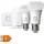 Philips Hue White & Col. Amb. E27 2er inkl. Dimmer Switch 75W Starter Set warmweiß
