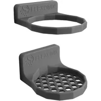 Flexonix Schalldämpferhalter magnetisch in grau bis 1 kg & Ø 64 mm – Halterung & Befestigung für Waffenschrank, stabil & flexibel – Made in Germany