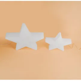 esotec Solar Leuchtstern 2er-Set für den Außenbereich IP44 wetterfest 102119 - Weiß