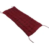 Relaxdays Bankauflage 180 x 70 x 5 cm rot 1 St.