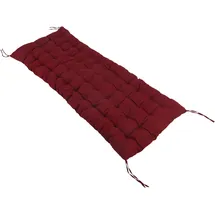 Relaxdays Bankauflage 180 x 70 x 5 cm rot 1 St.