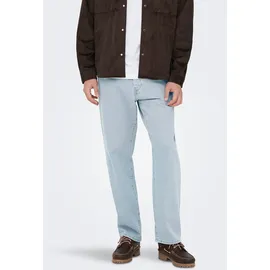 Only & Sons ONSEDGE Straight Fit Light Blau 33/32